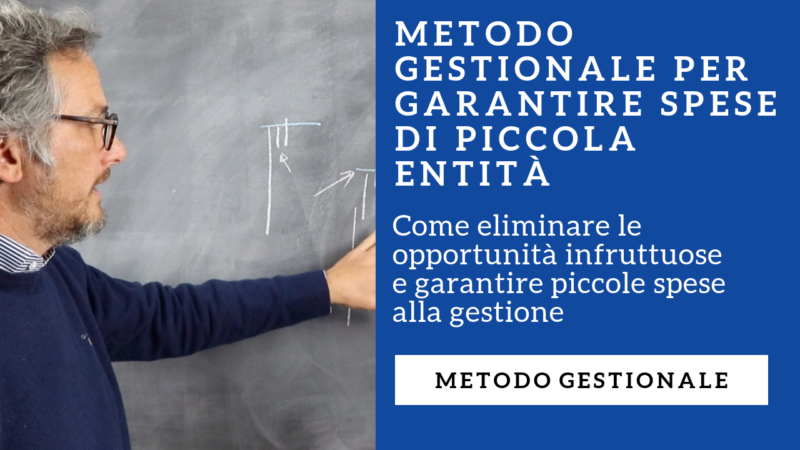 Metodo gestionale spese di piccola