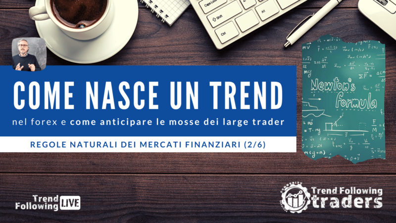 Come nasce un trend nel forex e come anticipare le mosse dei large trader