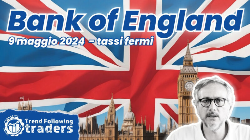 La Bank of England mantiene stabili i tassi di interesse, ma prevede riduzioni significative nel 2024