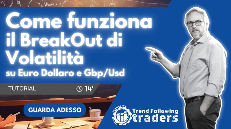 Come funziona il BreakOut di Volatilità su Euro Dollaro e GbpUsd