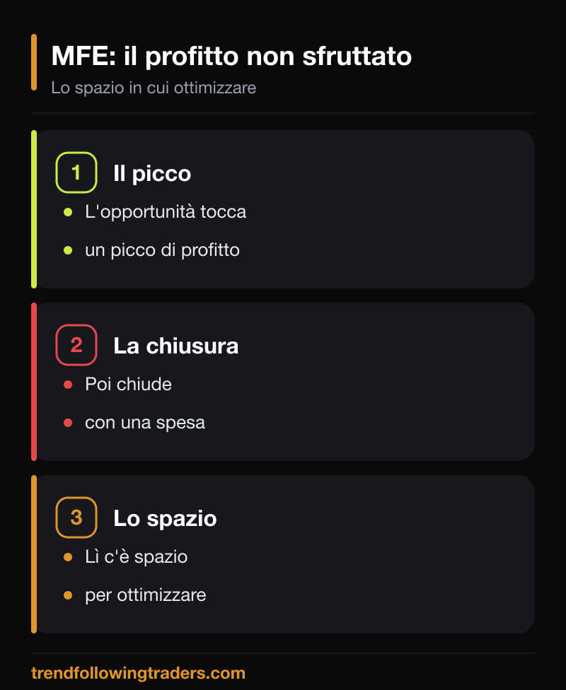 MFE: il profitto non sfruttato, lo spazio in cui ottimizzare le strategie quantitative.