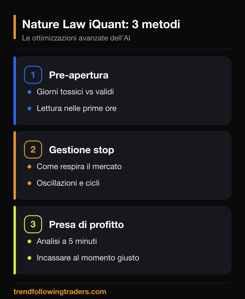 Nature Law iQuant: i 3 metodi per ottimizzare le strategie quantitative con l'AI.