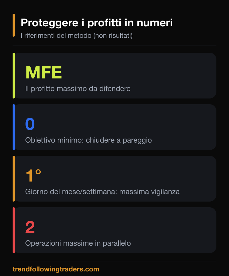 Proteggere i profitti nel trading in numeri: MFE, pareggio, vigilanza